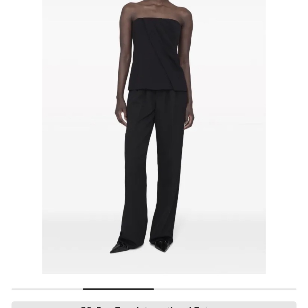 Anine Bing Halle Strapless Top